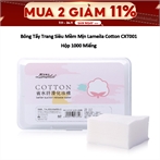 [NHẬP KHẨU] Bông Tẩy Trang Siêu Mềm Mịn Lameila Cotton CXT001 - Hộp 1000 Miếng