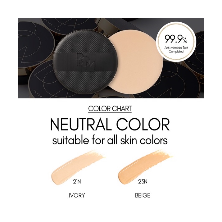 BOM Phấn nước Cover Flex Cushion SPF 50+ PA +++ 15g 3