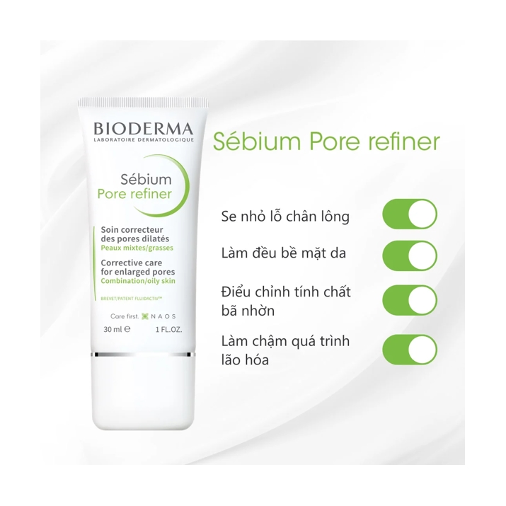 Bioderma Kem dưỡng Sebium Pore Refiner 30ml 1