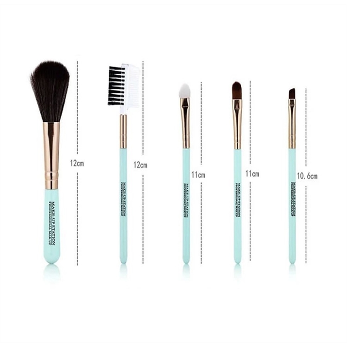 Bộ cọ trang điểm make up 5 chi tiết, dụng cụ 3