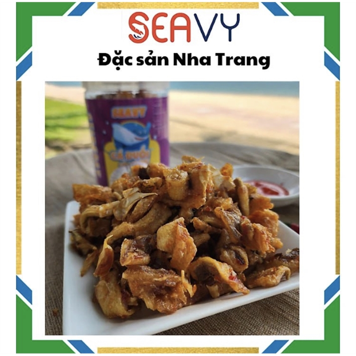 Cá Đuối Sốt Trứng xốp thơm trứng bơ tỏi Seavy 500G….. 3