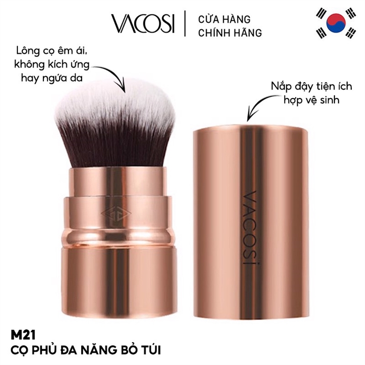 Cọ Phủ Đa Năng Bỏ Túi Vacosi Powder Brush - M21 1