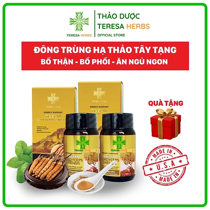 Đông Trùng Hạ Thảo Tây Tạng -Combo 2 Hộp (Made in USA) 1