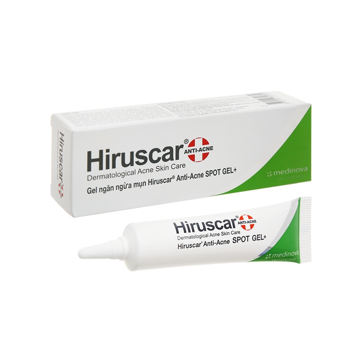 Gel Hiruscar Anti-acne ngăn ngừa mụn, tăng độ ẩm cho da tuýp 10g 1