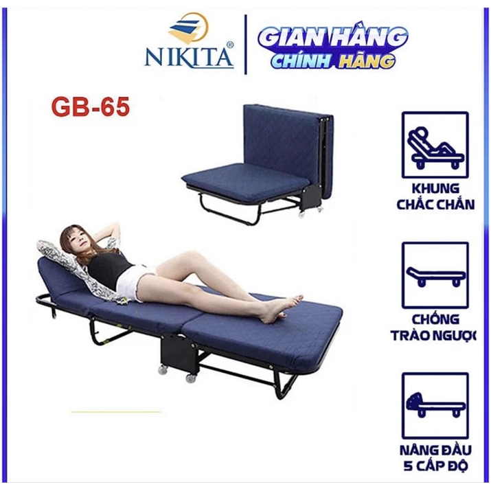 Giường ngủ gấp gọn thông minh NIKITA, Xếp thành ghế SOFA dễ di chuyển… 1