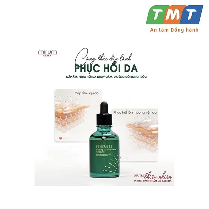 HÀNG CHÍNH HÃNG] Ampoule tinh chất dịu da, cấp ẩm Mirum mỹ phẩm Hàn Quốc 50ml 1