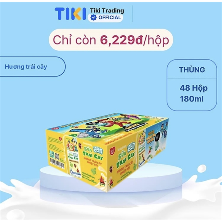 Hôp sữa trái cây huong trái cay 1