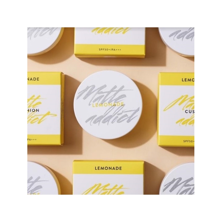 Lemonade Phấn nước lâu trôi Matte Addict Cushion 3