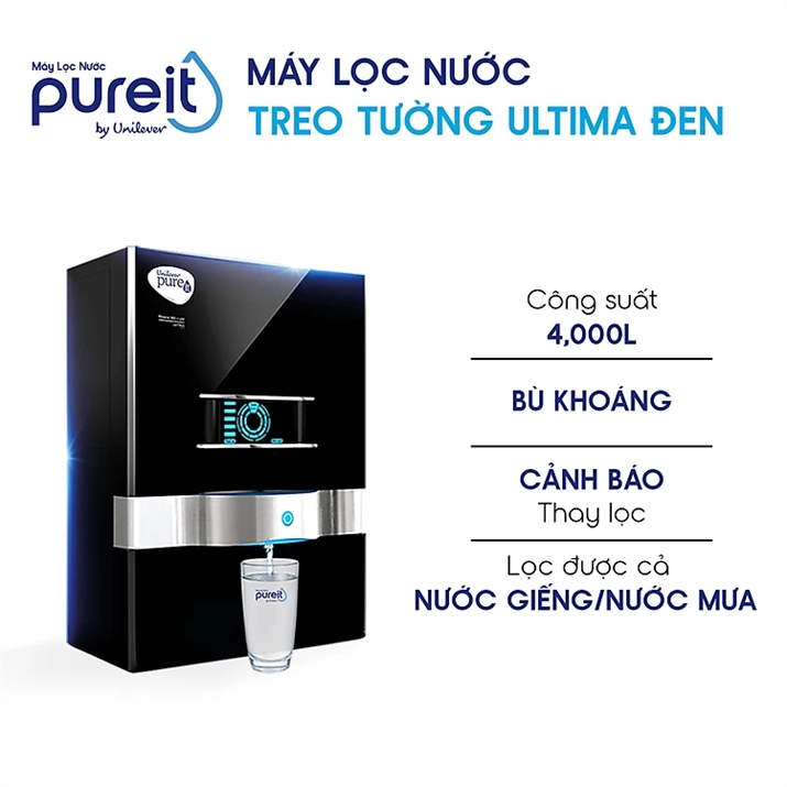 Máy Lọc Nước Pureit Ultima Lọc Nguyên Khối Tích Hợp Công Nghệ RO + UV + MF - Hàng chính hãng 3