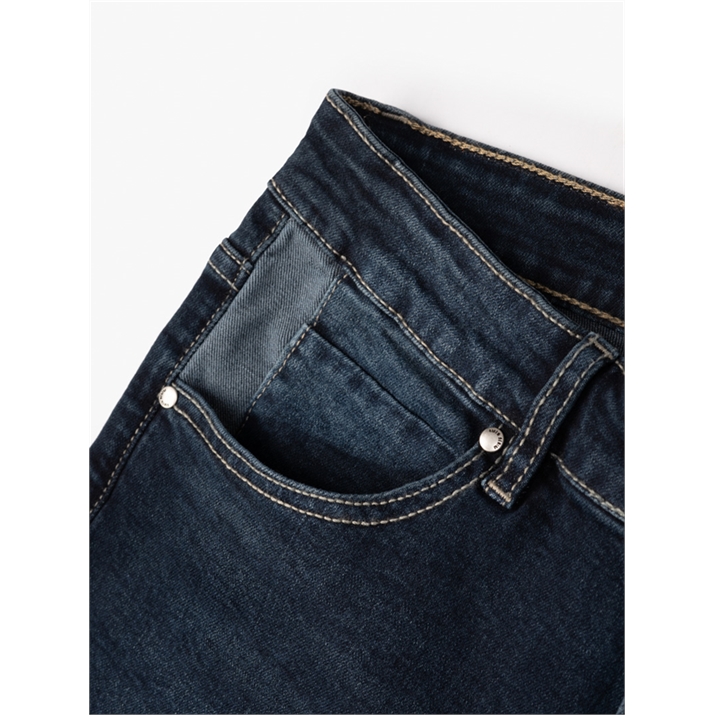 QUẦN JEANS XANH REGULAR TÚI THÊU QJ072 3