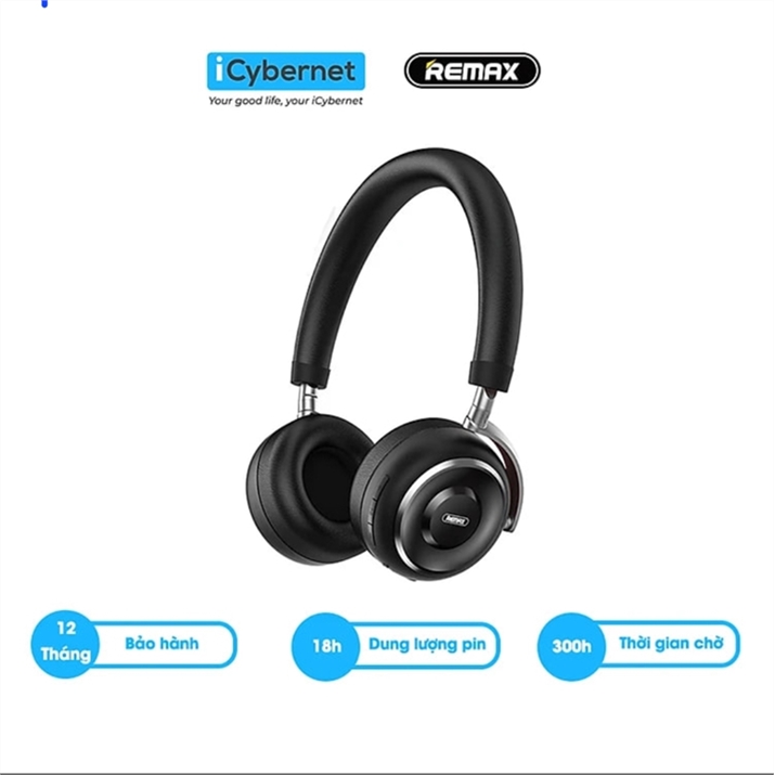 Tai nghe bluetooth chụp tai Remax RB-620HB kiểu dáng on-ear - 1